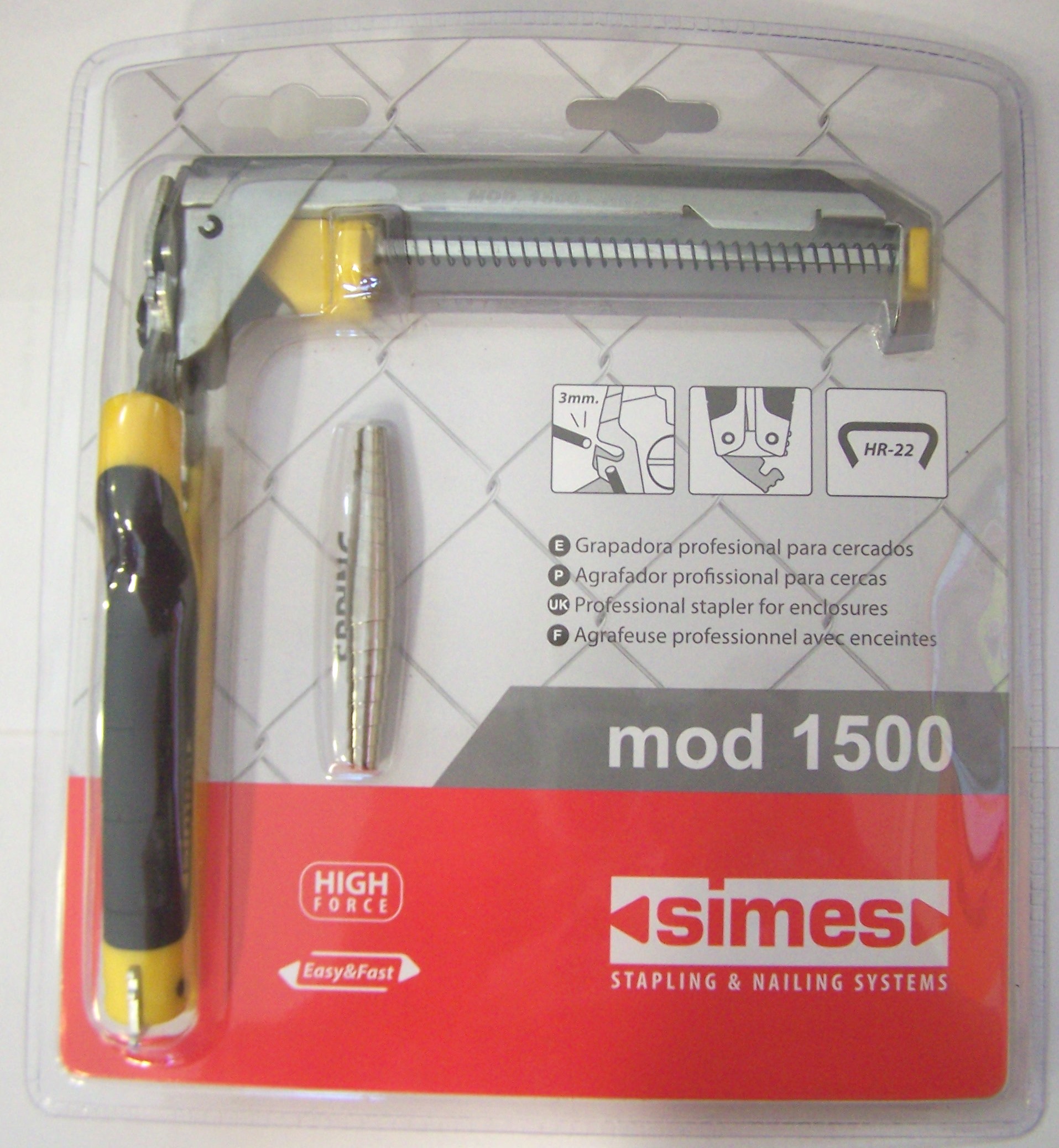 Simes Ring Fastener Gun Model 1500 (FT1500 (118) RING FASTENER) - Click Image to Close