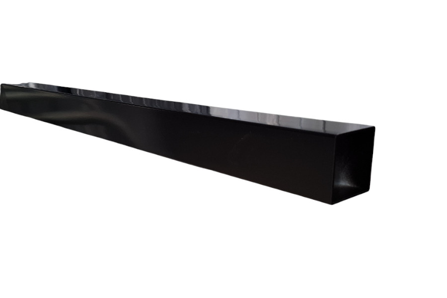 Aluminium Pool Fence Post 50x50x2100mm Black