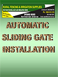 auto sliding gate installation