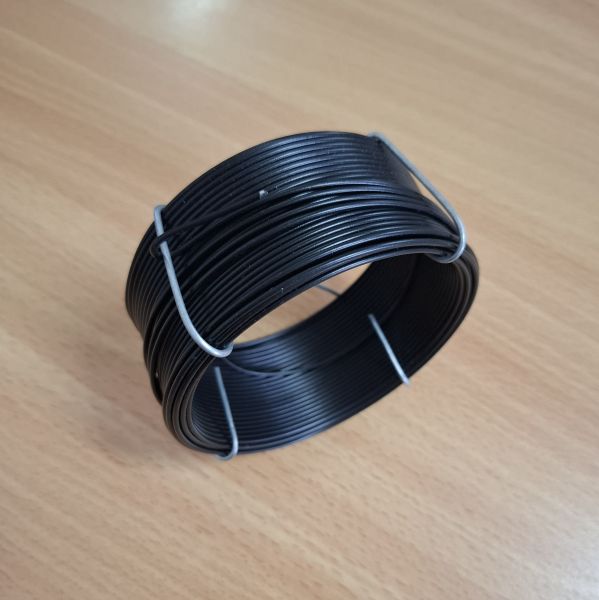 (image for) Tie Wire Black PVC Coated 1.6mm x 20m
